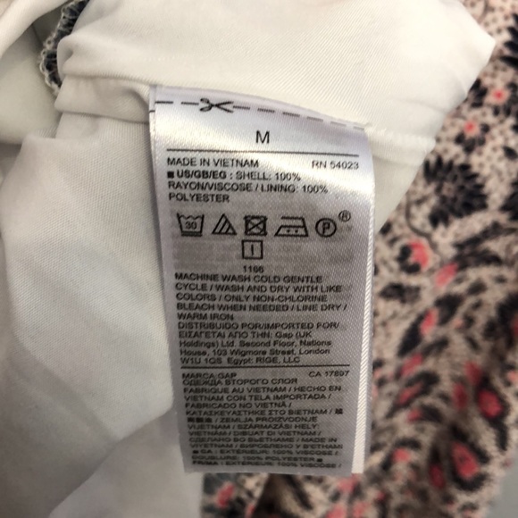 GAP dress Women's m Medium sleeveless tie-belt fit flare dress EUC Cottagecore - Picture 12 of 13